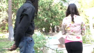 ���േർത്ത teen loves taking big black cock in every hole