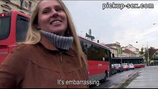 Eurobabe Zuzana banged နှင့်အတူစိမ်းအဘို့အအချို့သောပိုက်ဆံ