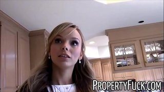 Pervert with camera fucks hot real estate agent