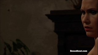 Summus mistresses vicibus whipping et servus disciplina