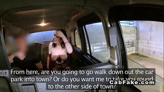 Badag tits amatir meunang raray dina taksi palsu