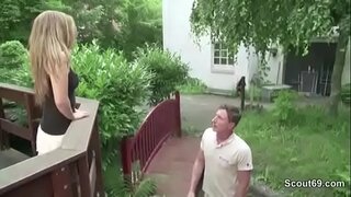 ̞� 슬림 청소년 성교에 집주인이기 때문에 부채의 