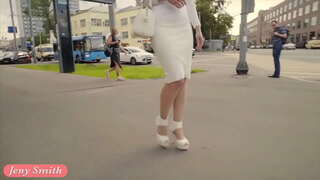 Jeny סמיט דער בעסטער סעקסי מיידל אויף דער גאַס