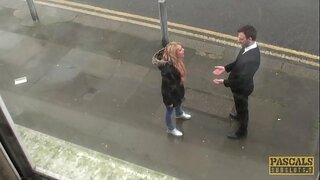 Pascals subslut सादर करण्यासाठी उग्र संभोग पार्शवी चोदन