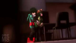 Персанажы маёй Гераічнай Акадэміі займаюцца сэксам