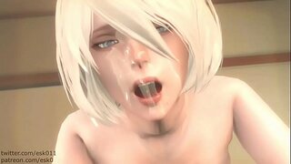 Мон одӥгзэ уг компиляция 2b nier клип на automata yorha