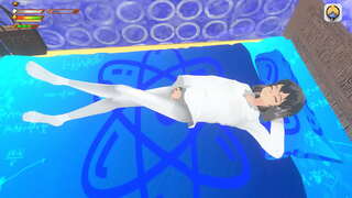 Femdom universitato nerd gigantino masturbates